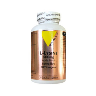 L-lysine 500 mg - 120 gélules végétales