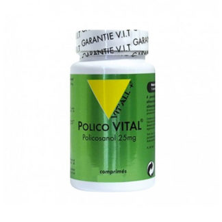 Polico Vital 25 mg Extrait de Policosanol - 60 gélules végétales