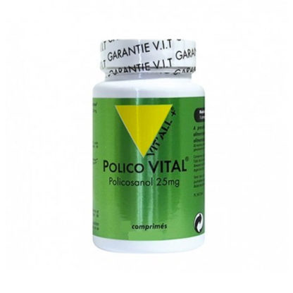 Polico Vital 25 mg Extrait de Policosanol - 60 gélules végétales