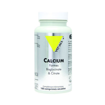 CALCIUM 200 MG FORMES BISGLYCINATE ET CITRATE - 100 comprimés sécables