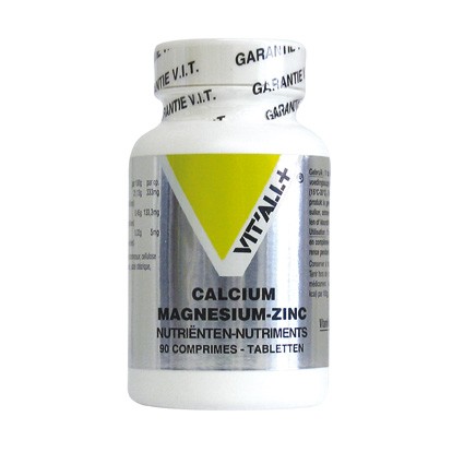 Calcium Magnésium Zinc Bisglycinate + D3- 90 comprimés