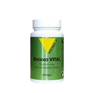 Rhodio Vital Rhodiola Ext Standardisés 360 mg - 30 gélules végétales