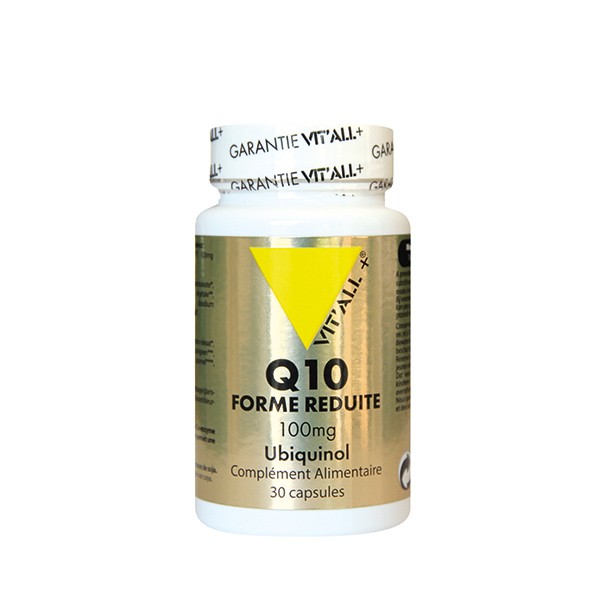 Ubiquinol - Q10 Réduit 100 mg - 30 capsules
