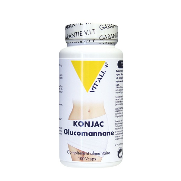 Konjac 500 mg - 100 gélules végétales