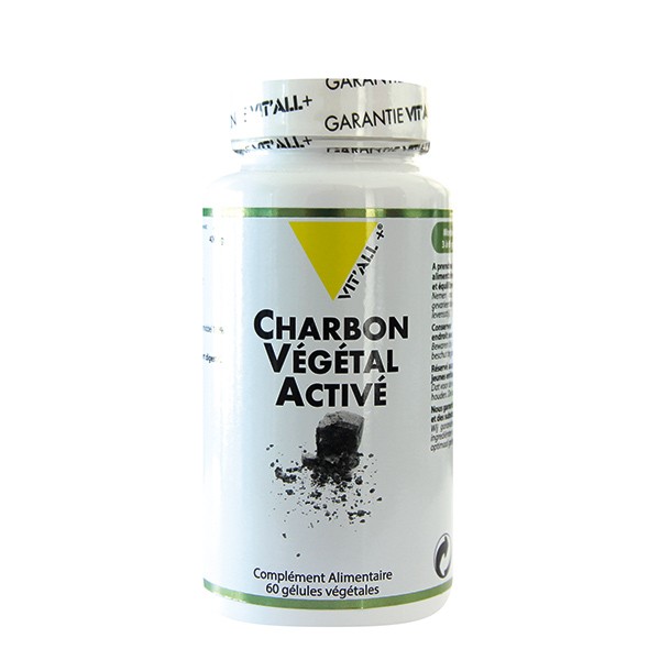 Charbon Végétal activé 400 mg - 60 gélules végétales