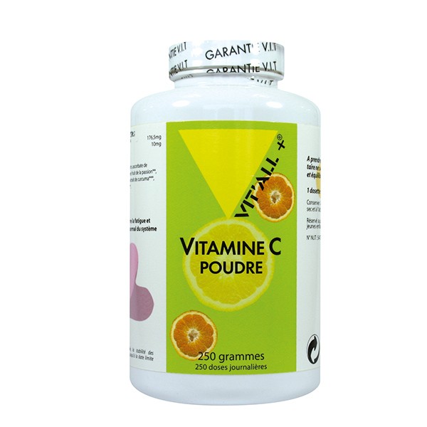Vitamine C poudre aux bioflavonoïdes, magnésium et calcium - 250 grs