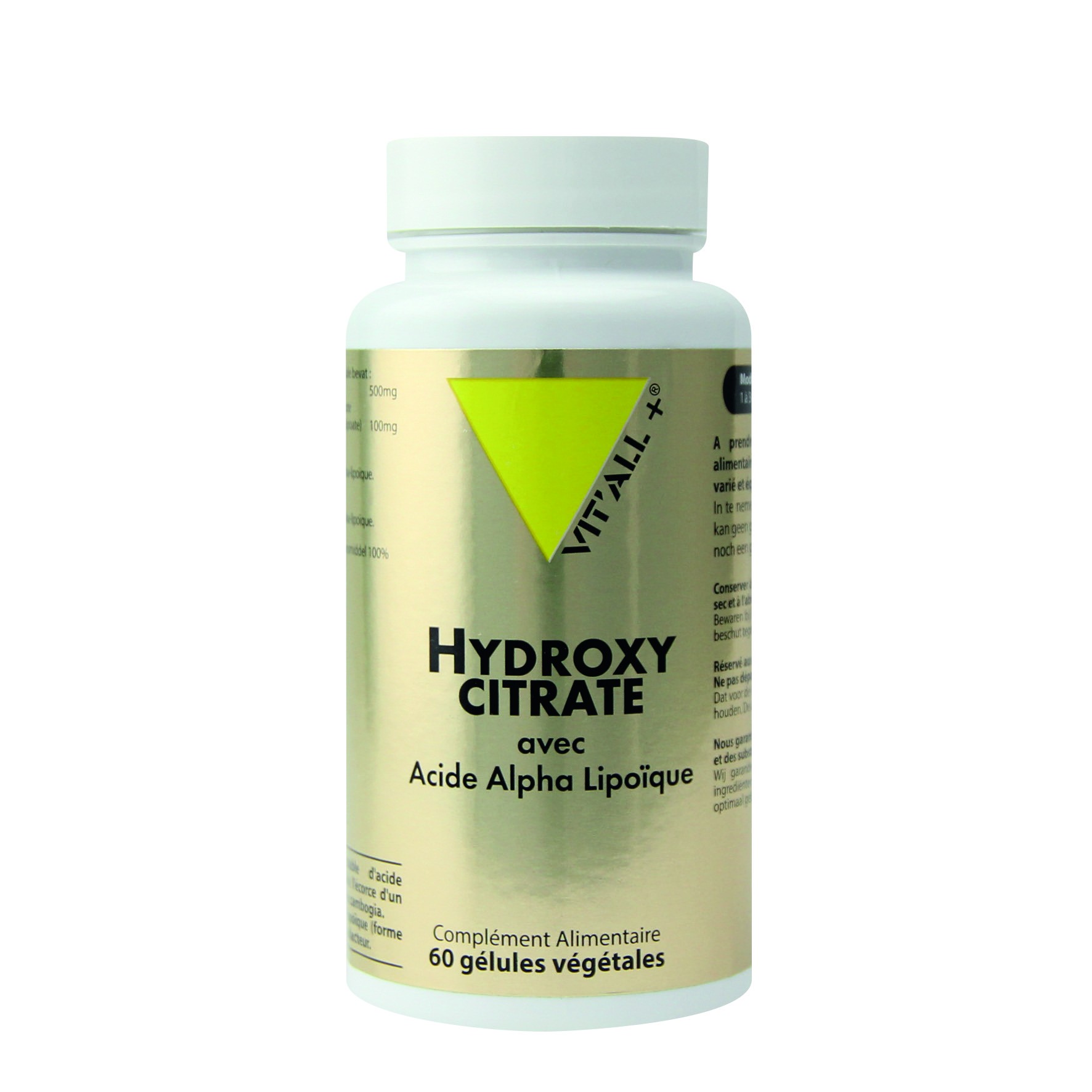 Hydroxycitrate  avec Acide Alph Lipoique - 60 gélules végétales
