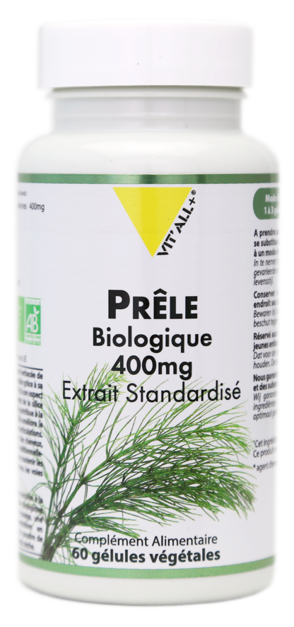Prele Bio 400 mg  EXTRAIT STANDARDISÉ - 60 Gélules végétales