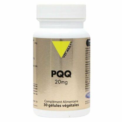 PQQ 20mg - 30 gélules végétales