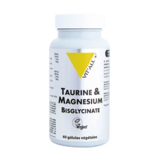 TAURINE et MAGNESIUM - 60 gélules végétales