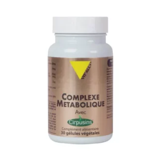 COMPLEXE METABOLIQUE avec Cirpusins®- 30 gélules végétales